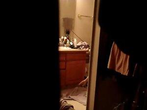 Peeping on mother's nude exercise Picture 4