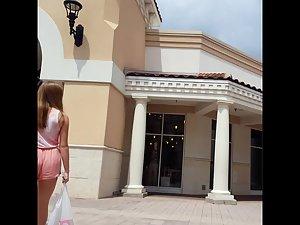 Shorty in matching peach colored outfit Picture 5