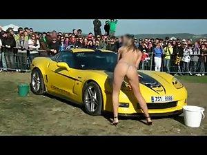 Striptease dance on a nice car Picture 4