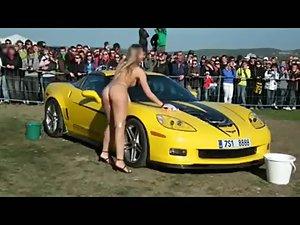 Striptease dance on a nice car Picture 8