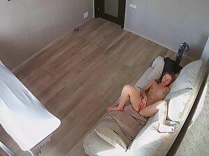 Spying on horny girl while she films herself masturbating Picture 3