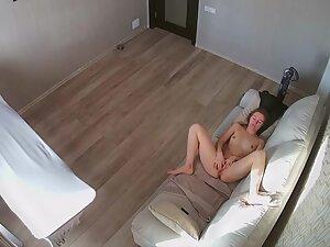 Spying on horny girl while she films herself masturbating Picture 8