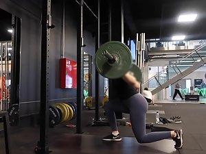 Booty building in progress at the gym Picture 1