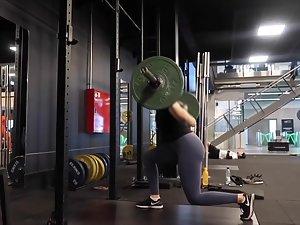 Booty building in progress at the gym Picture 2