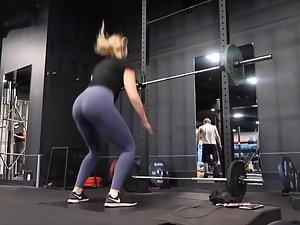 Booty building in progress at the gym Picture 5