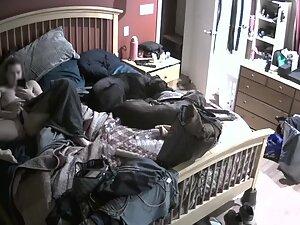 Spying on thick girl using a dildo in her bed Picture 2