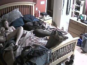 Spying on thick girl using a dildo in her bed Picture 5