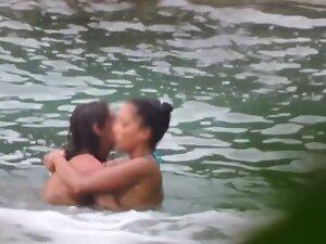 Voyeur caught young couple having sex in the water Picture 6