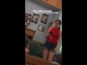 Female voyeur busted in action Picture 7