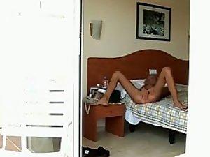 Watching her masturbate from a far