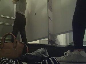 Young hairy pussy caught in fitting room Picture 5