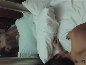 She loves feeling her butt plug during doggy style sex Picture 5