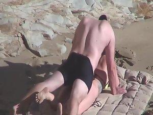 Hot milf fucked from behind on a beach Picture 6