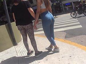 Girl with an awesome butt smokes a cigarette Picture 7