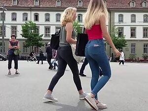 Terrific ass in tight blue jeans Picture 4