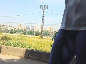 Fit girl teaches a fat friend to exercise Picture 6