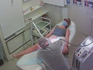 Spying on hot girl's hair removal on both fuck holes Picture 4