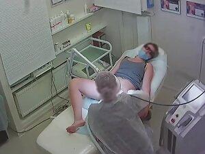 Spying on hot girl's hair removal on both fuck holes Picture 5