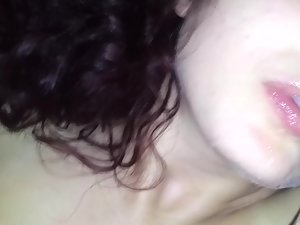 Embarrassment after cum gets on her face Picture 6
