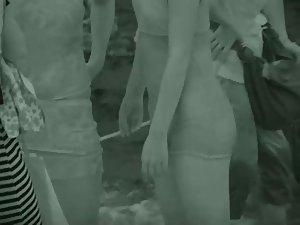 Wet underwear became transparent Picture 7