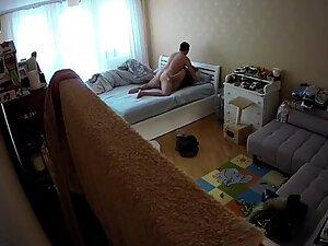Spying on husband wanting sex as soon as wife walks in Picture 7