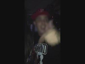 Hot naked pussy in upskirt from nightclub Picture 7