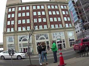 Voyeur caught lovers quarrel on street Picture 8