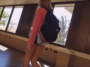 Voyeur obsession with hot schoolgirl Picture 5