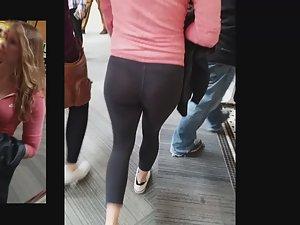 Hot ass and thong of fit muscular girl Picture 1