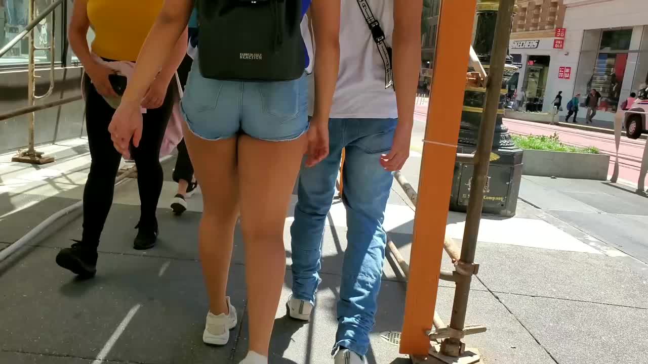 Unusually thick asian girl looks very cool