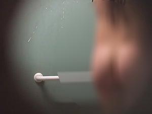 Spying on hairy pussy getting wet Picture 6