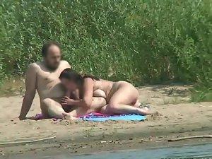 Nudist couples enjoying the lake privacy Picture 2