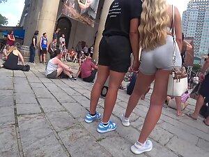Hottest blonde lesbian girl ever caught by voyeur Picture 2