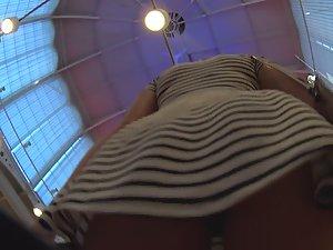 Nice ass in upskirt at big store Picture 2