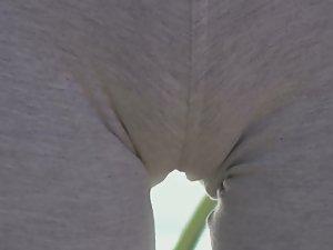 Incredible thigh gap and cameltoe