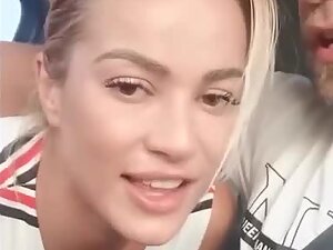 Blowjob while driving and wild sex at destination