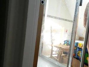 Chubby girl after a nice shower Picture 8