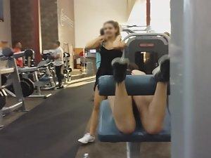 Gym workout of a real voyeur Picture 6