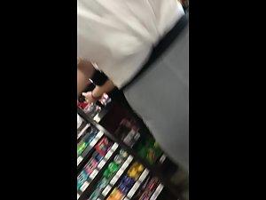 Tight but very flat kind of ass in shorts Picture 1