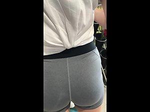 Tight but very flat kind of ass in shorts Picture 4