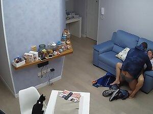 Spying on horny couple exploring new sex poses at home Picture 3