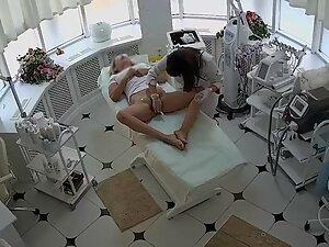 Hairless asshole and pussy of a fancy milf Picture 1