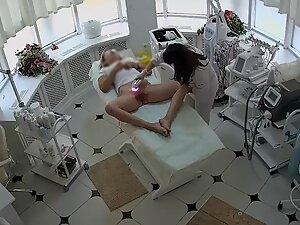 Hairless asshole and pussy of a fancy milf Picture 2