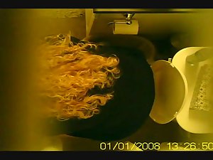 Hidden cam on the toilet ceiling Picture 5