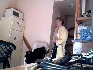 Attractive milf undressing herself Picture 2
